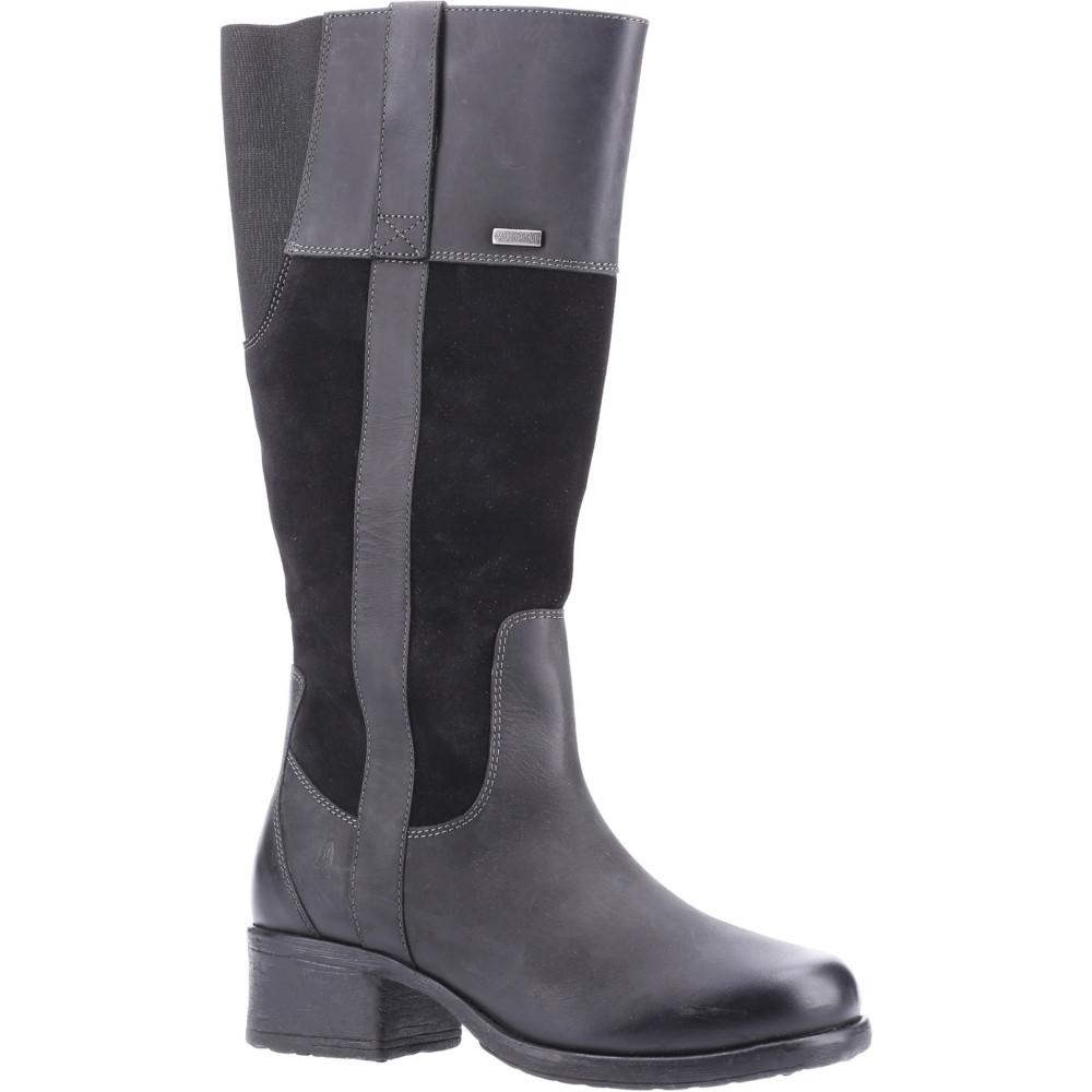 Hush Puppies Womens Samara Knee High Leather Boots UK Size 8 (EU 42)