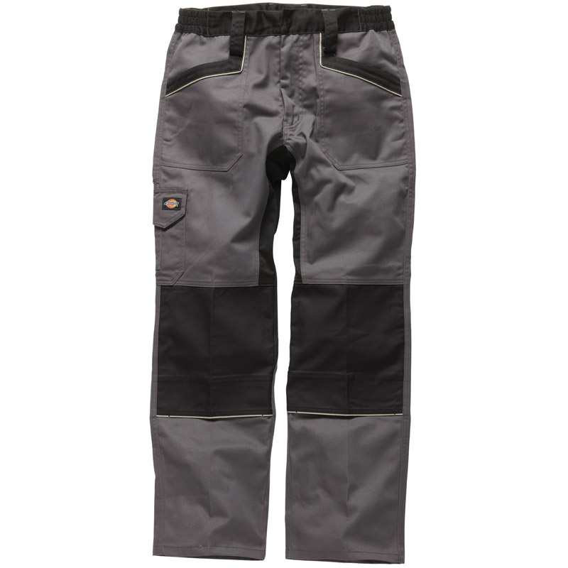 Dickies Mens industry 260 Workwear Trousers Grey Black IN1001G