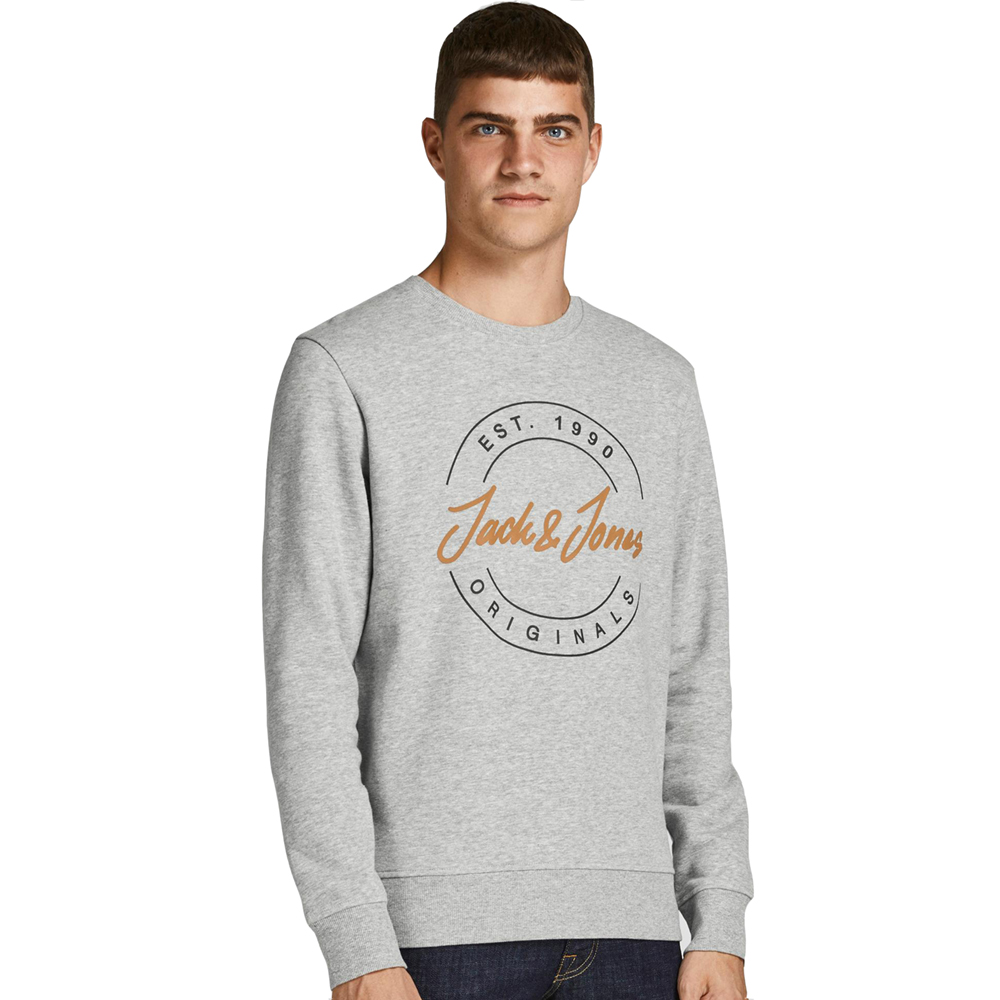 Jack & Jones Mens Jorjerry Crew Neck Sweatshirt XL - Chest Size 44’ (112cm)