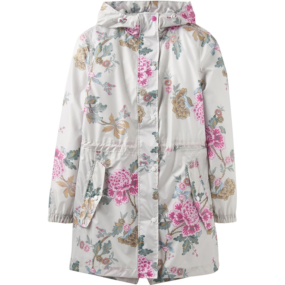 Joules Womens Golightly Printed Waterproof Packaway Jacket 10 - Bust 34 (86cm)
