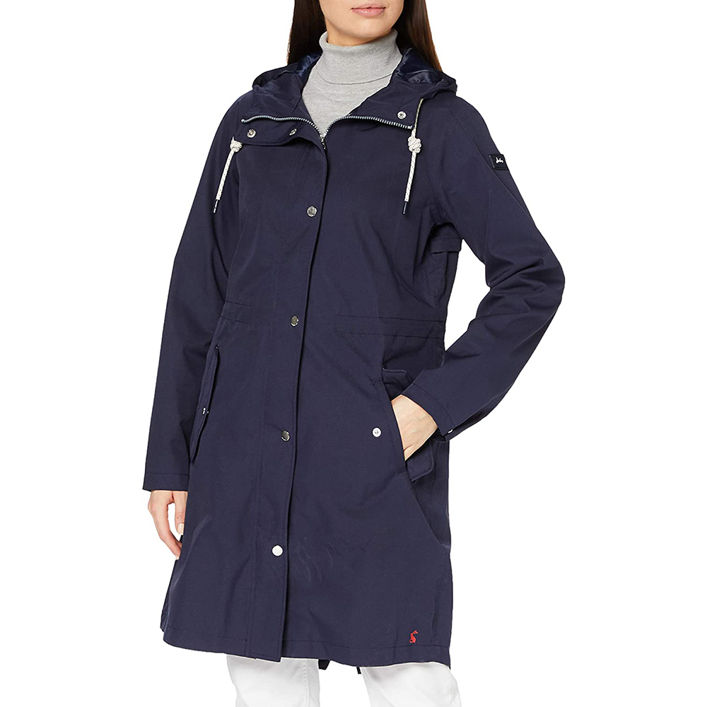 Joules Womens Rainmoore Lined Waterproof Raincoat Jacket UK 8- Bust 33’, (84cm)