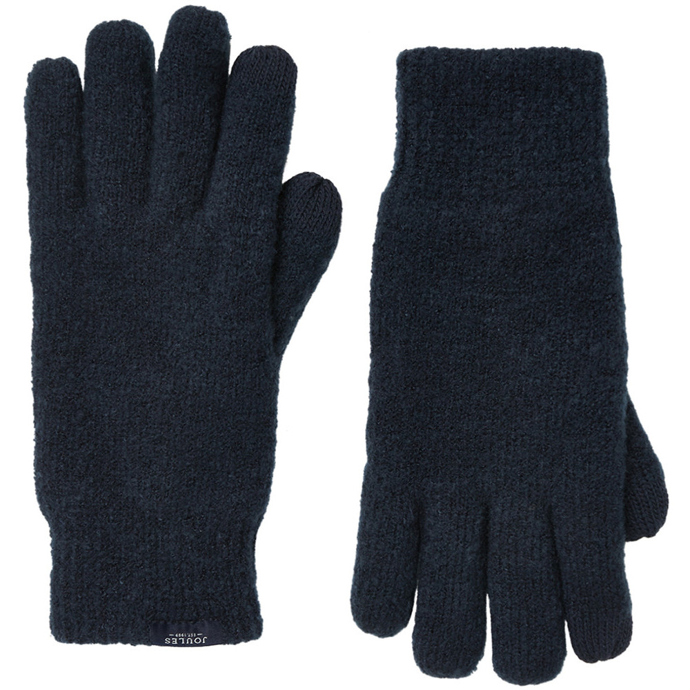Joules Mens Bamburgh Knitted Touch Screen Warm Winter Gloves