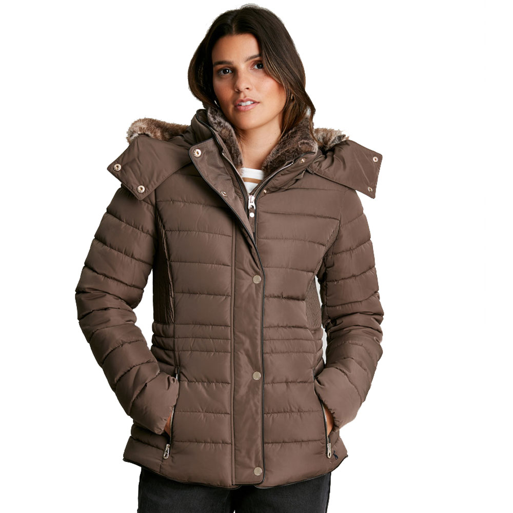 Joules Womens Gosway Warm Padded Jacket Coat UK 12- Bust 37’, (94cm)