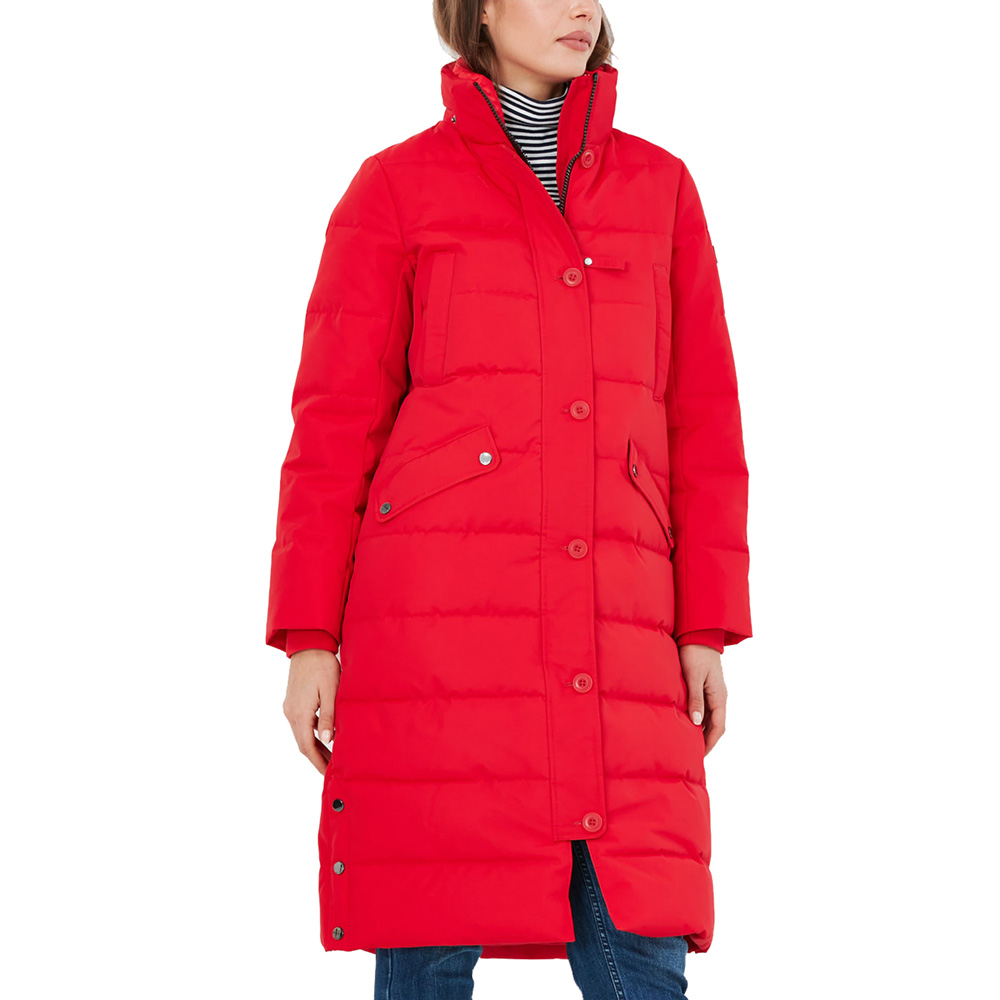 Joules Womens Cotsland Warm Long Length Puffer Coat UK 10- B