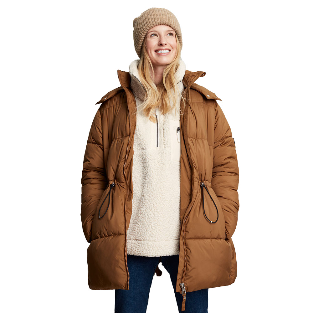 Joules Womens Holsworth Padded Quilted Hooded Winter Coat UK 20- Bust 47’ (120cm)