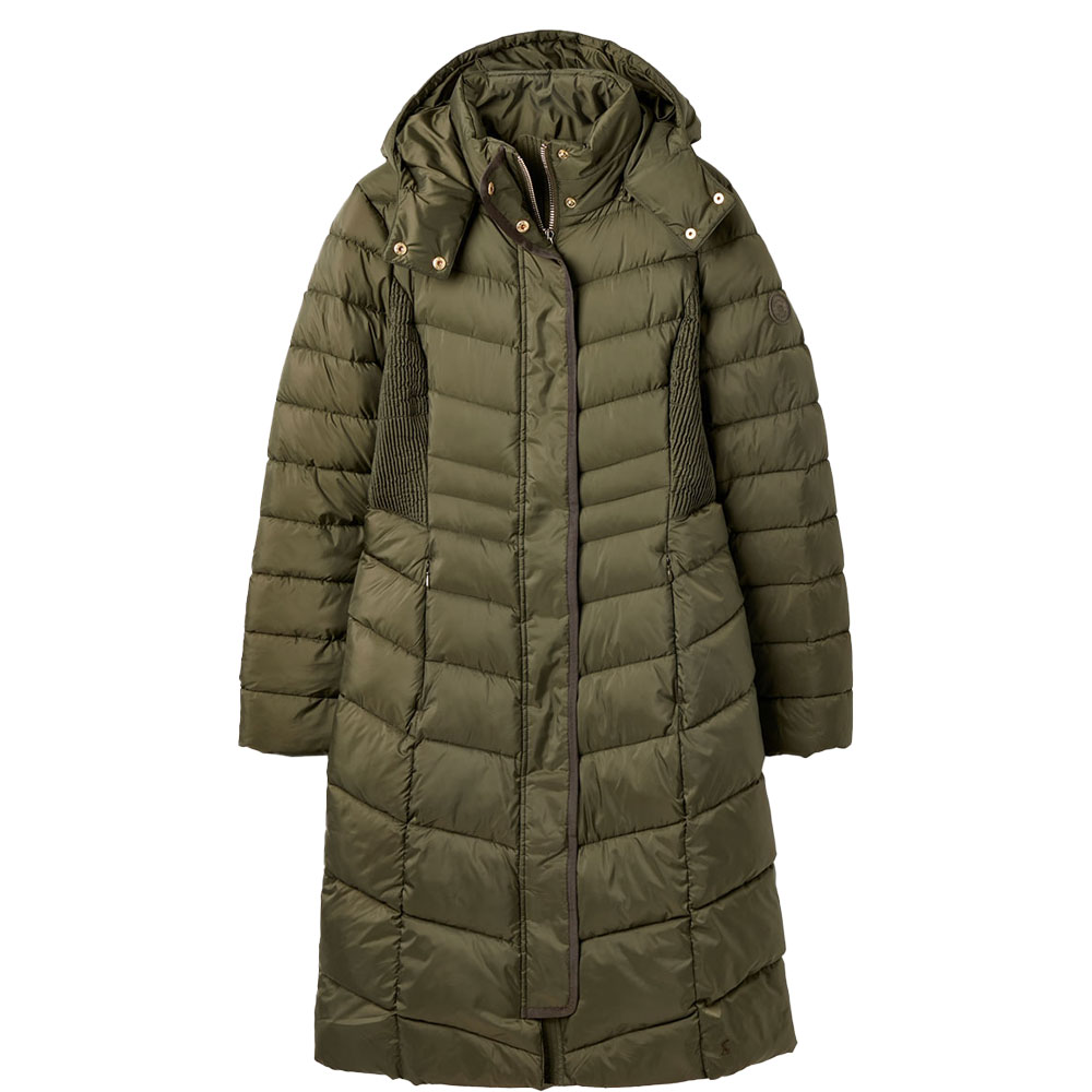 Joules Womens Pembury Padded Quilted Longline Outdoor Coat UK 20- Bust 47’ (120cm)