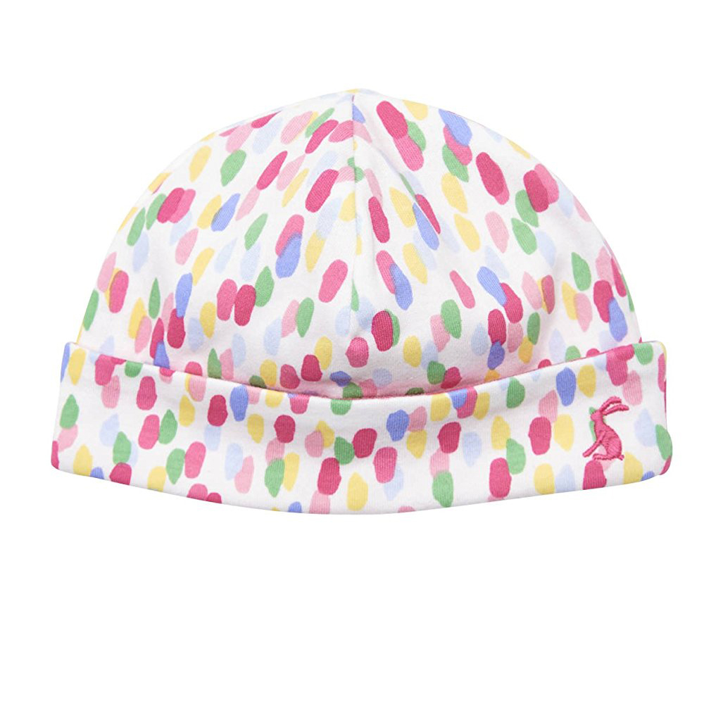 Joules Girls Baby Bonnet Warm Patterned Reversible Infant Hat