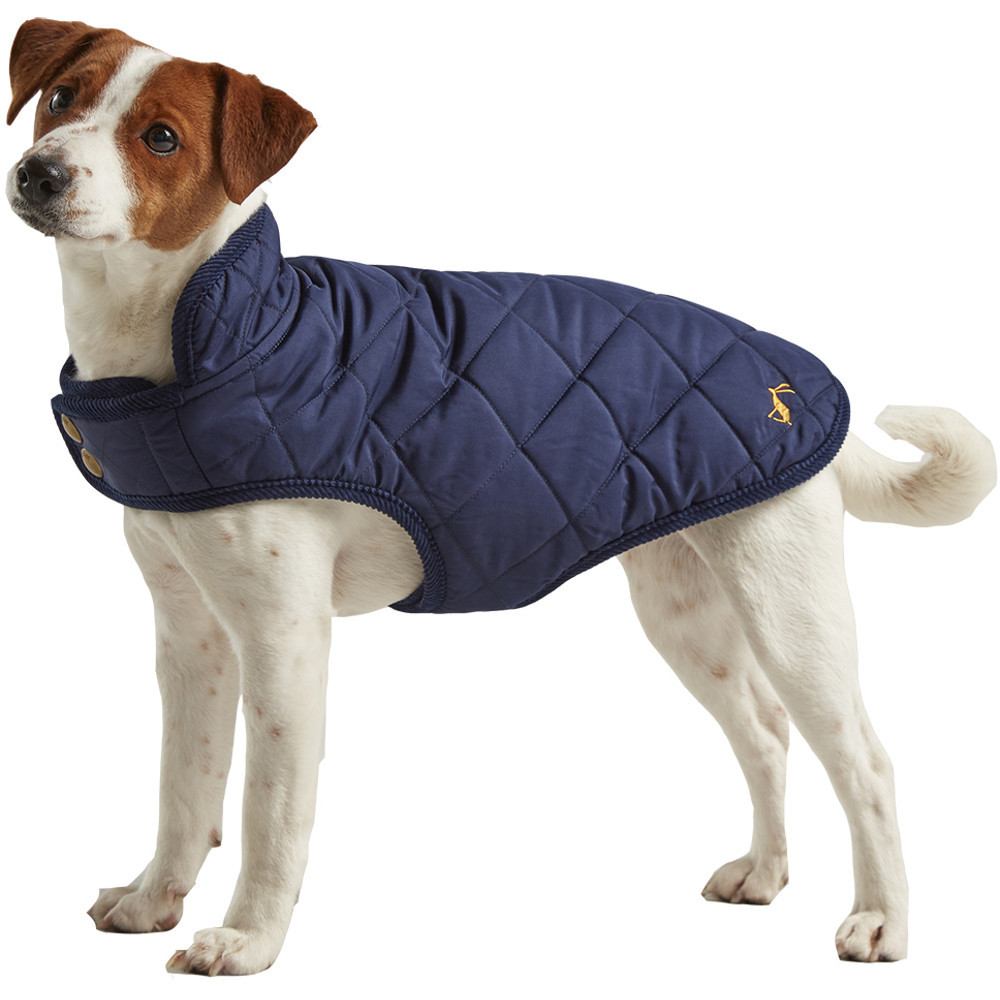 Joules Quilted Thermal Lightweight Dog Coat Medium- (L) 45.4cmx(C) 42-65cmx(M) 65-92cm