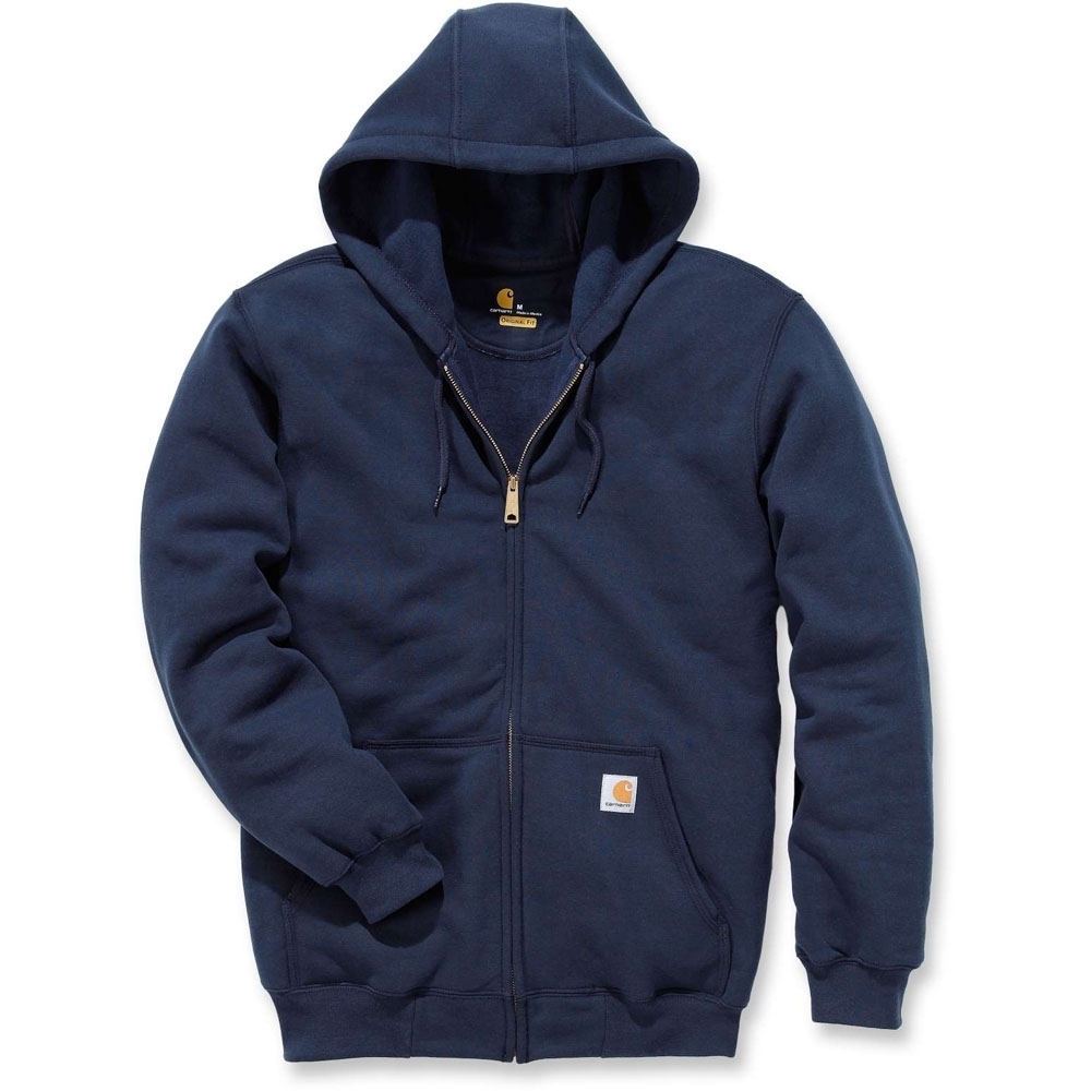 Carhartt Mens Zip Stretchable Reinforced Hooded Sweatshirt Top S - Chest 34-36’ (86-91cm)