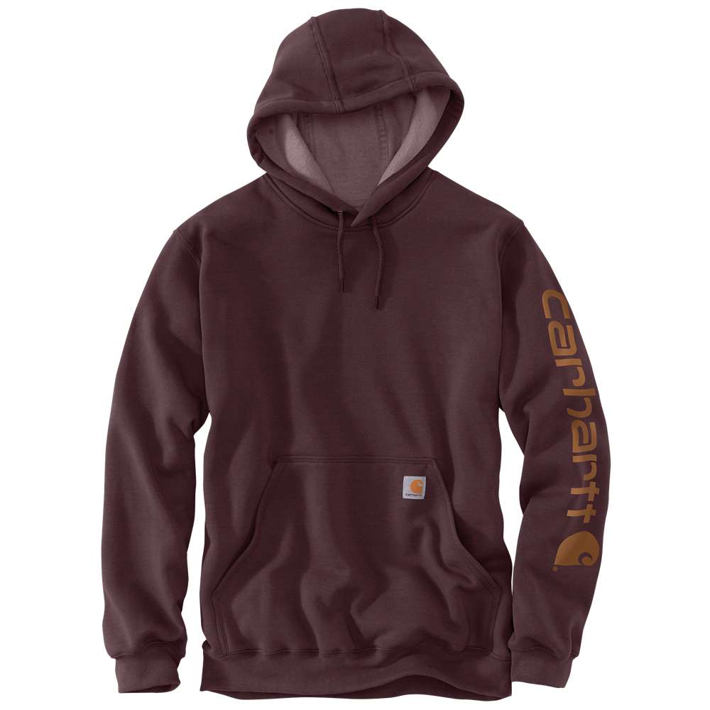 Carhartt Mens Polycotton Stretchable Sleeve Logo Hooded Sweatshirt Top XS - Chest 30-32’ (76-81cm)