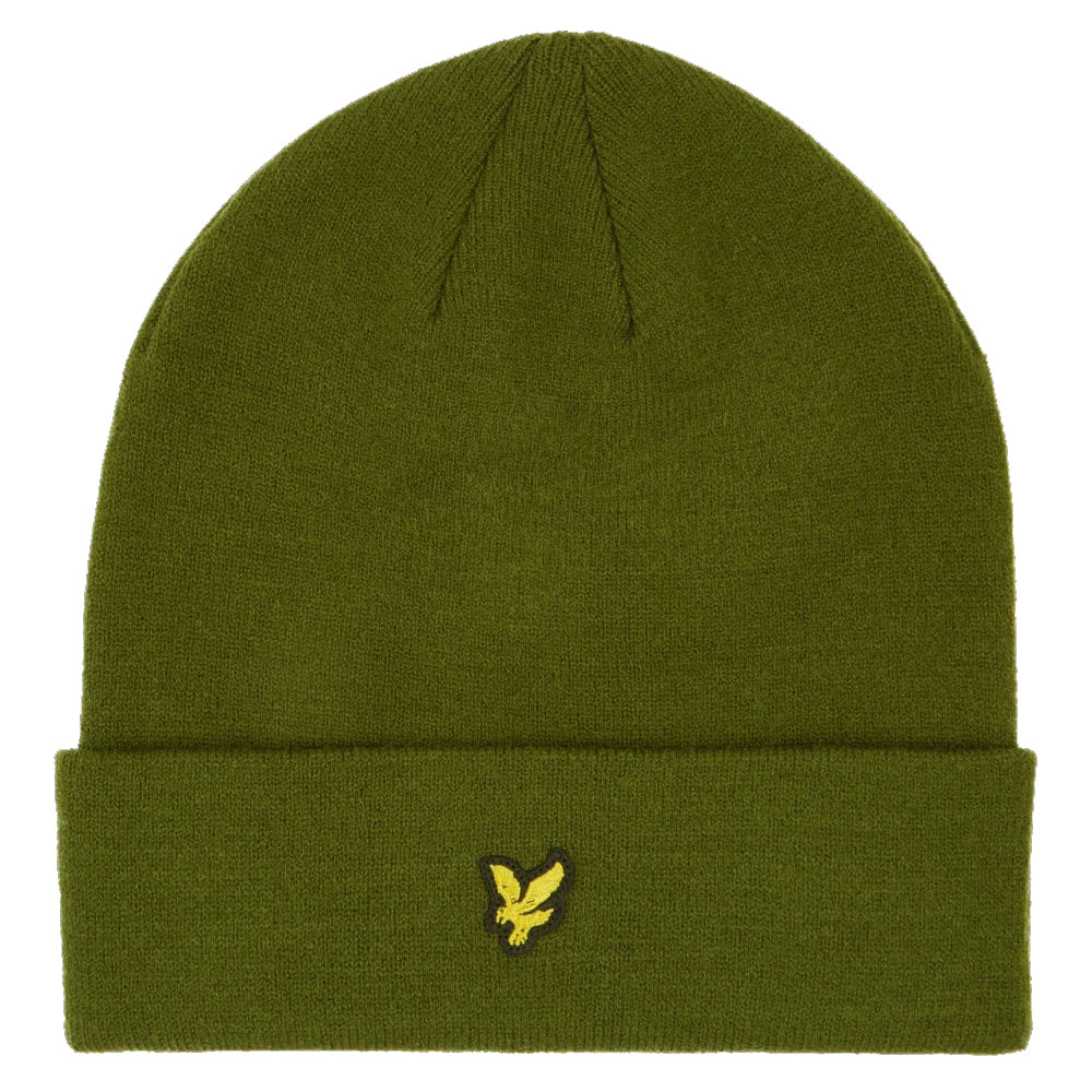 Product image of Lyle & Scott Mens Beanie Classic Turn Up Beanie Hat One Size