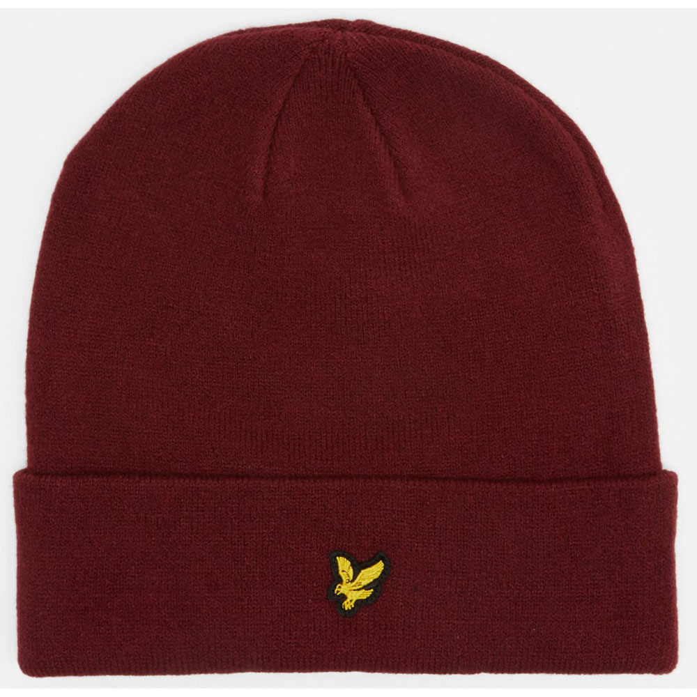 Product image of Lyle & Scott Mens Turn UpKnitted Beanie Hat One Size