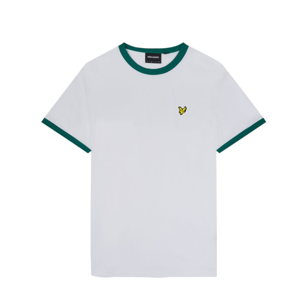 Lyle & Scott Mens Ringer Regular Fit Cotton T Shirt L - Chest 40-42’ (101-106cm)