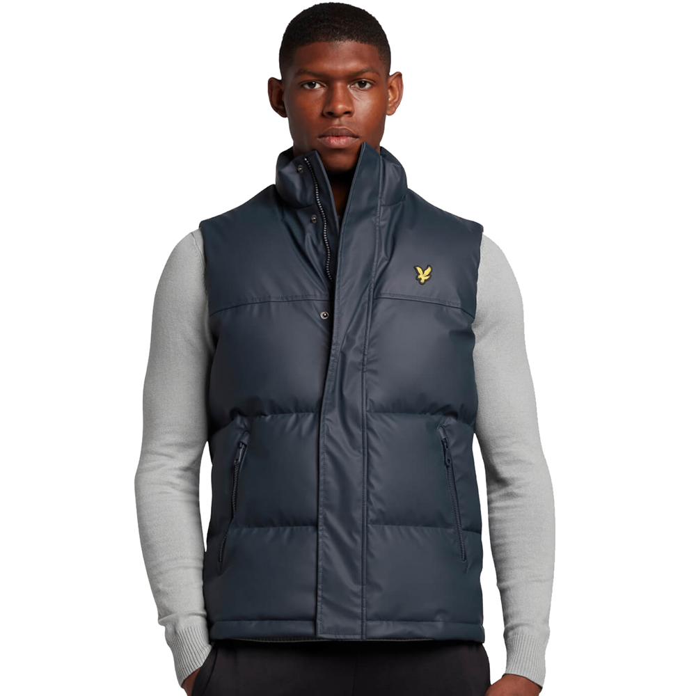 Lyle & Scott Mens Rubberised Wadded Gilet Body Warmer S - Chest 36-38’ (91-96cm)