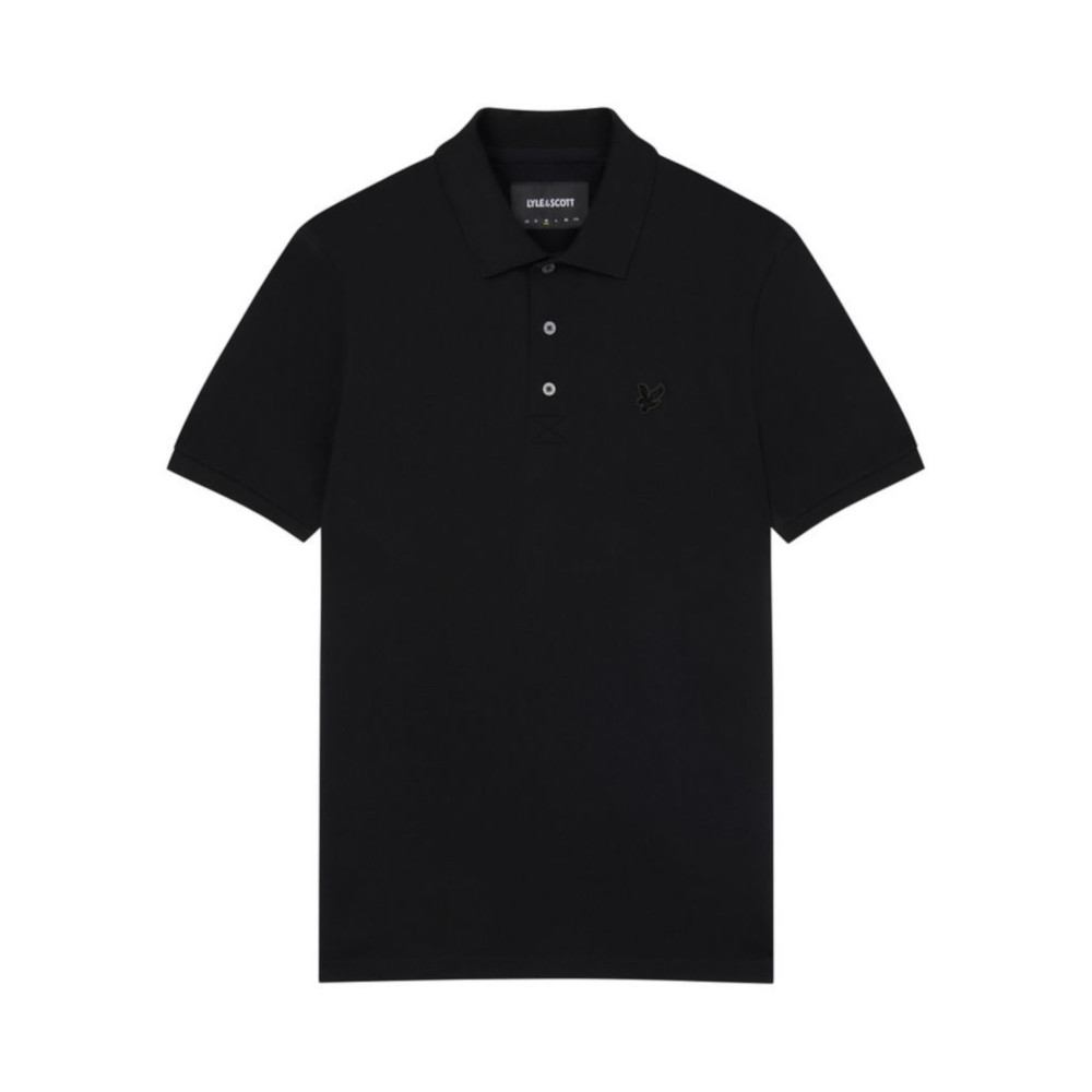 Lyle & Scott Mens Tonal Eagle Cotton Short Sleeve Polo Shirt L - Chest 40-42’ (101-106cm)