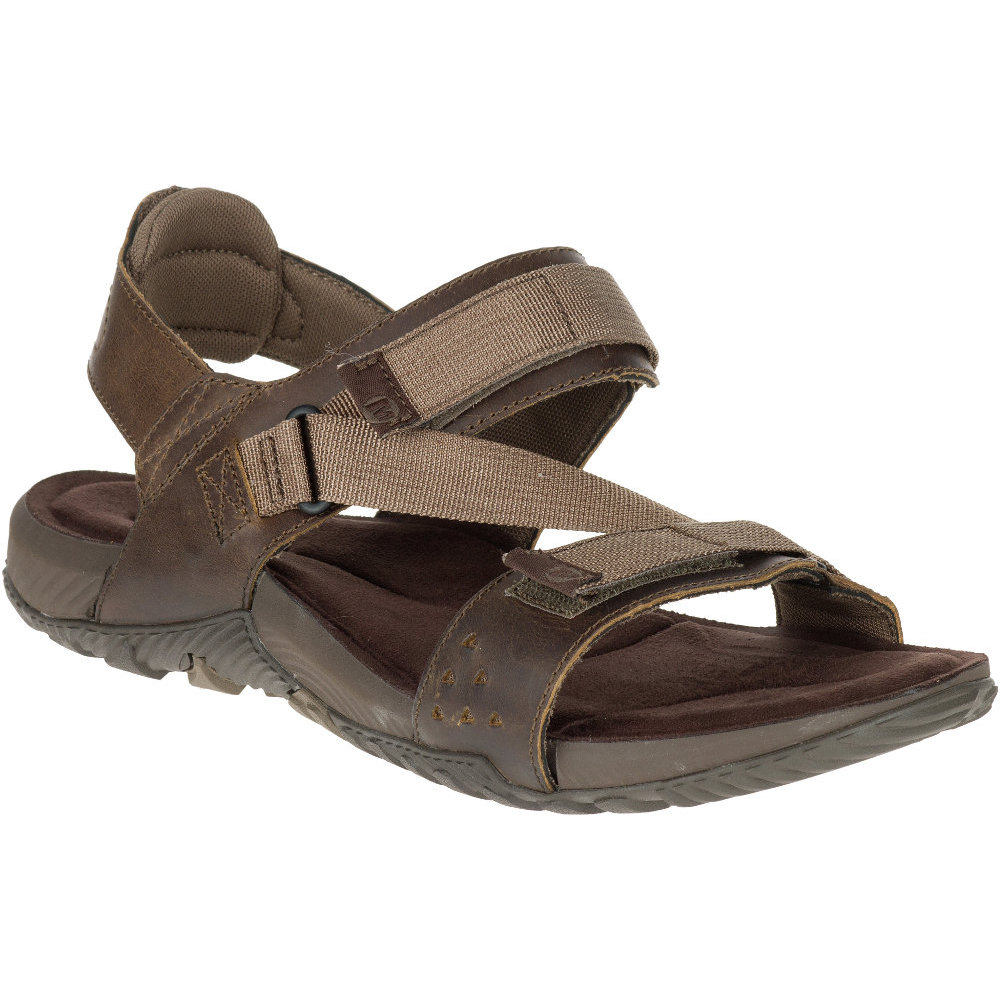 Merrell Mens Terrant Strap Leather Breathable Mesh Walking Sandals UK Size 9 (EU 43.5, US 9.5)