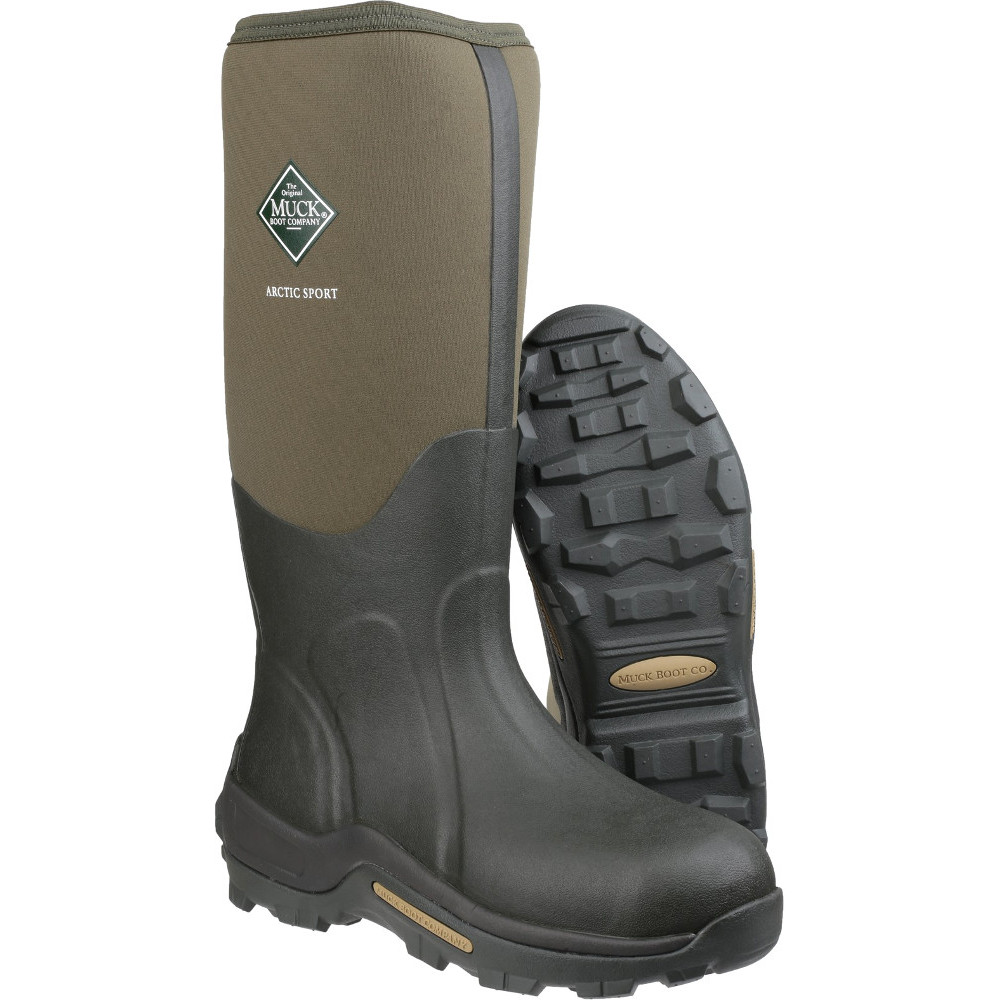 Muck Boots Mens Arctic Sport Pull On Fleece Lined Wellington Boots UK Size 8 (EU 42, US 9)