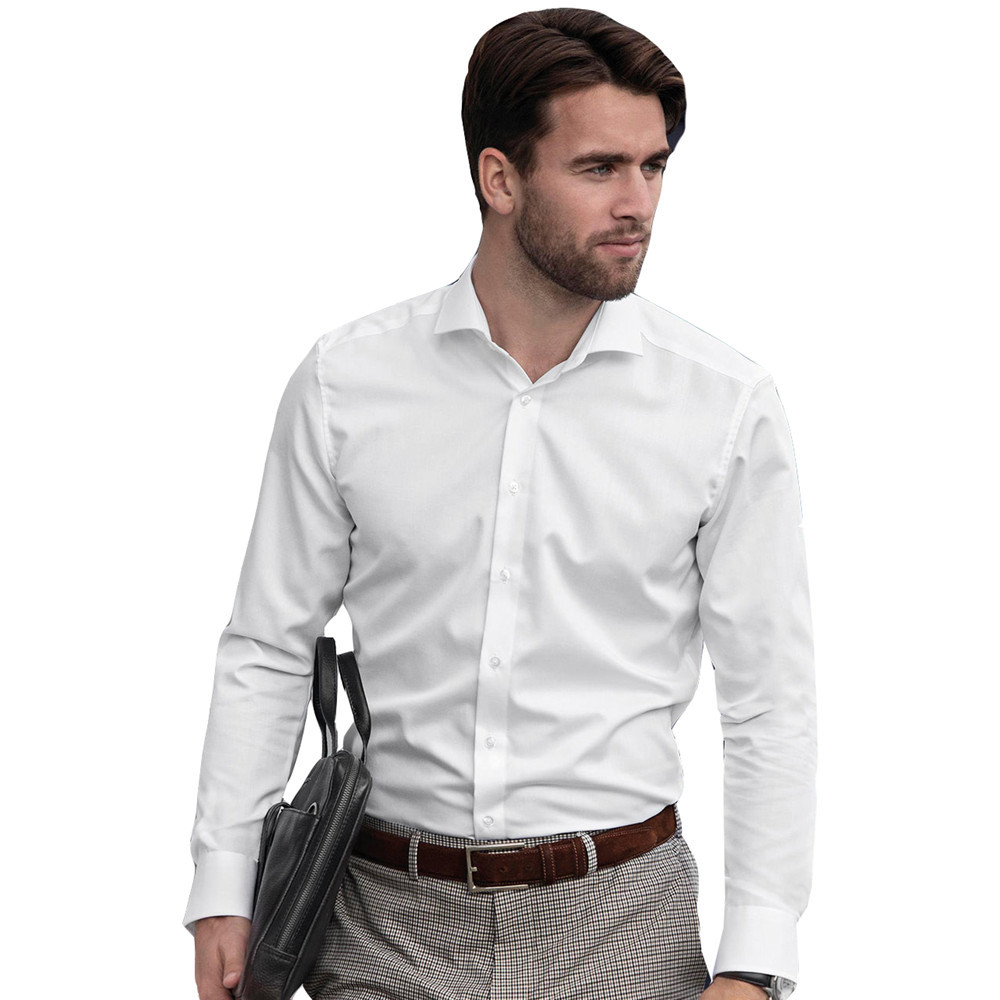 Nimbus Mens Portland Slim Fit Cotton Long Sleeve Shirt S- Chest 38’