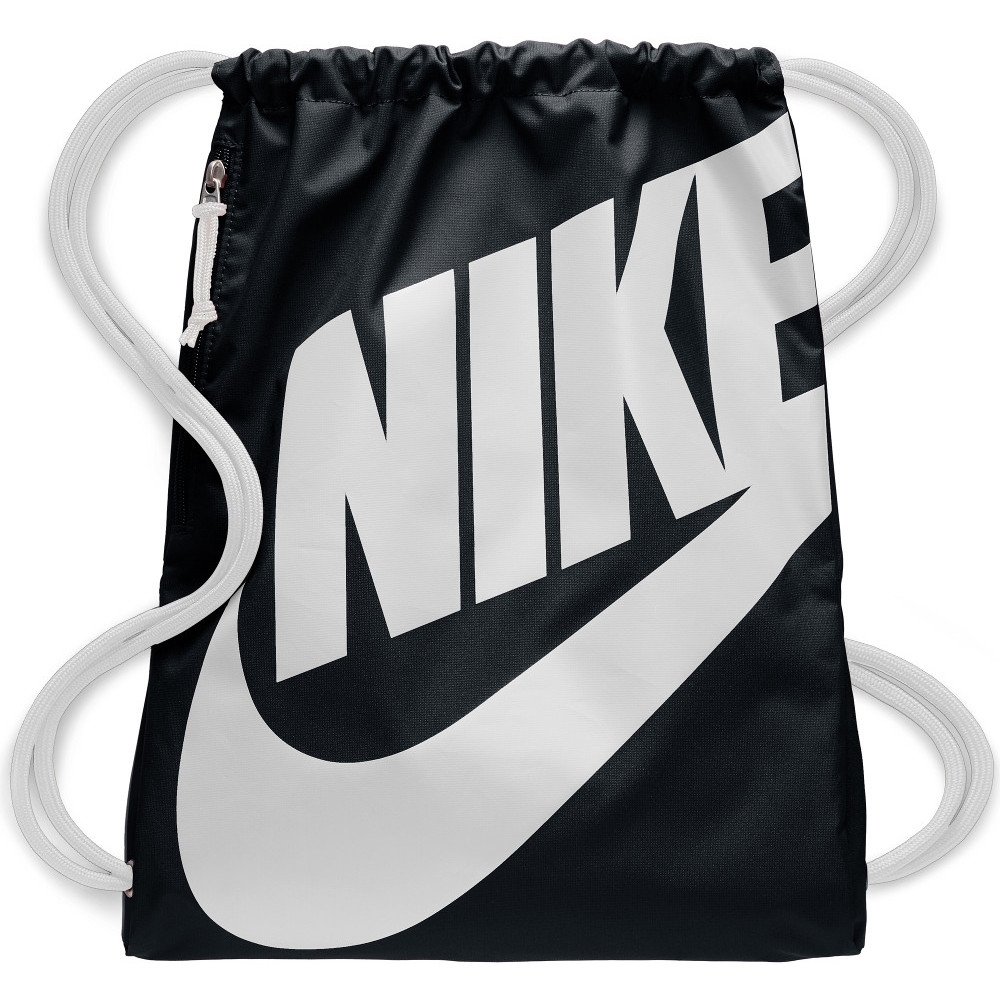 Nike Mens Heritage Drawcord Zipped Pocket Gymsac Bag One Size