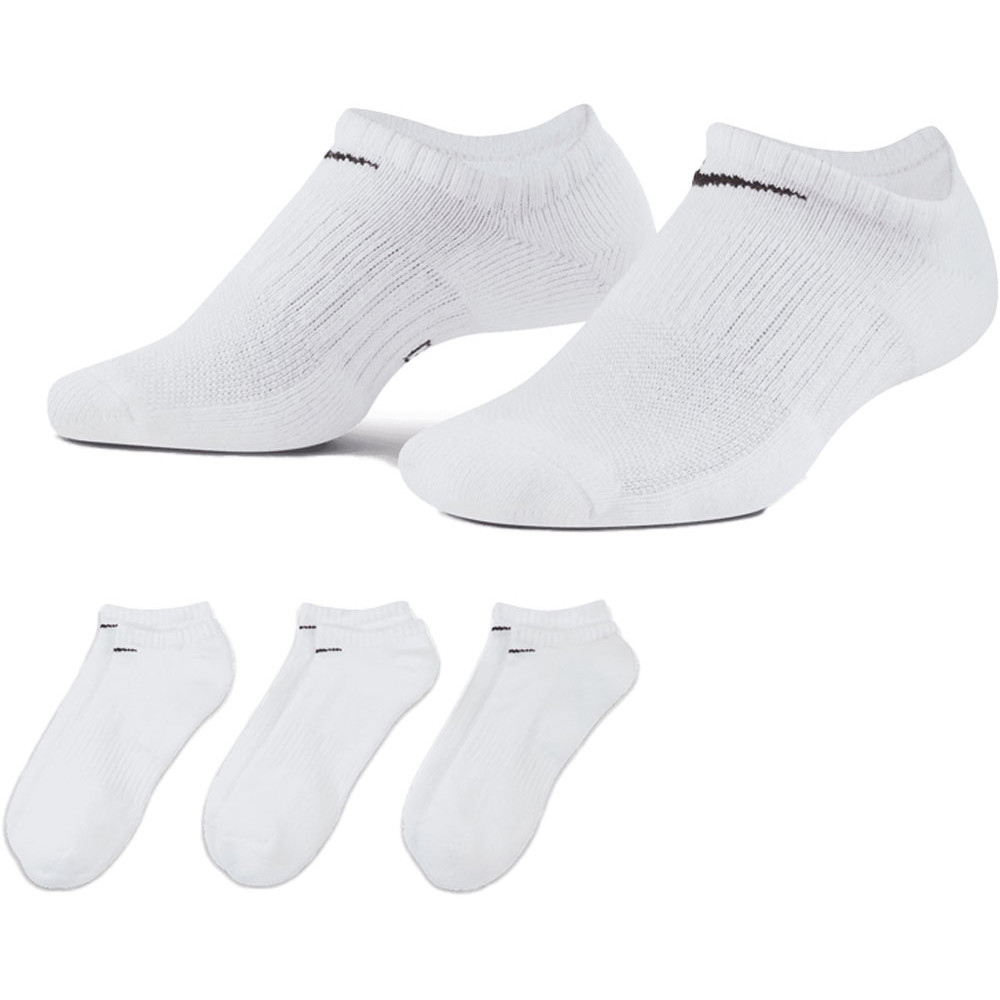 Nike Mens Everyday Cushioned 3 Pack No Show Ankle Socks L - Chest 41/44’