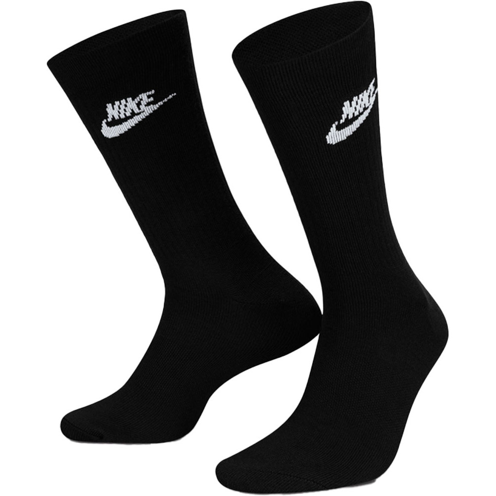 Nike Mens Everyday Essential 3 Pack Crew Socks L - Chest 41/44’
