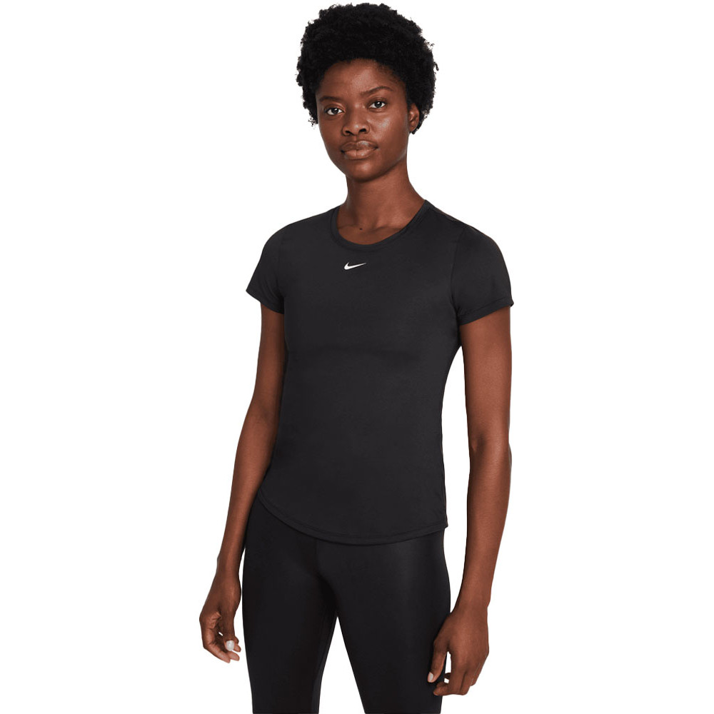 Nike Womens One Dri-FIT Slim Fit Short Sleeve T Shirt XS - UK Size 8