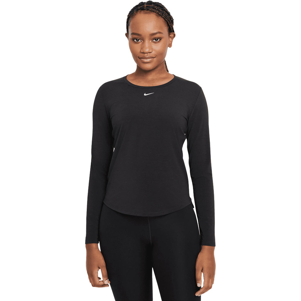 Nike Womens One Luxe Dri-FIT Long Sleeve Standard Fit Top M - UK Size 12