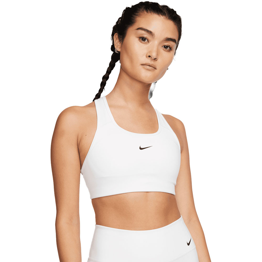Nike Womens Dri-FIT Swoosh One Piece Sports Bra M - UK Size 12