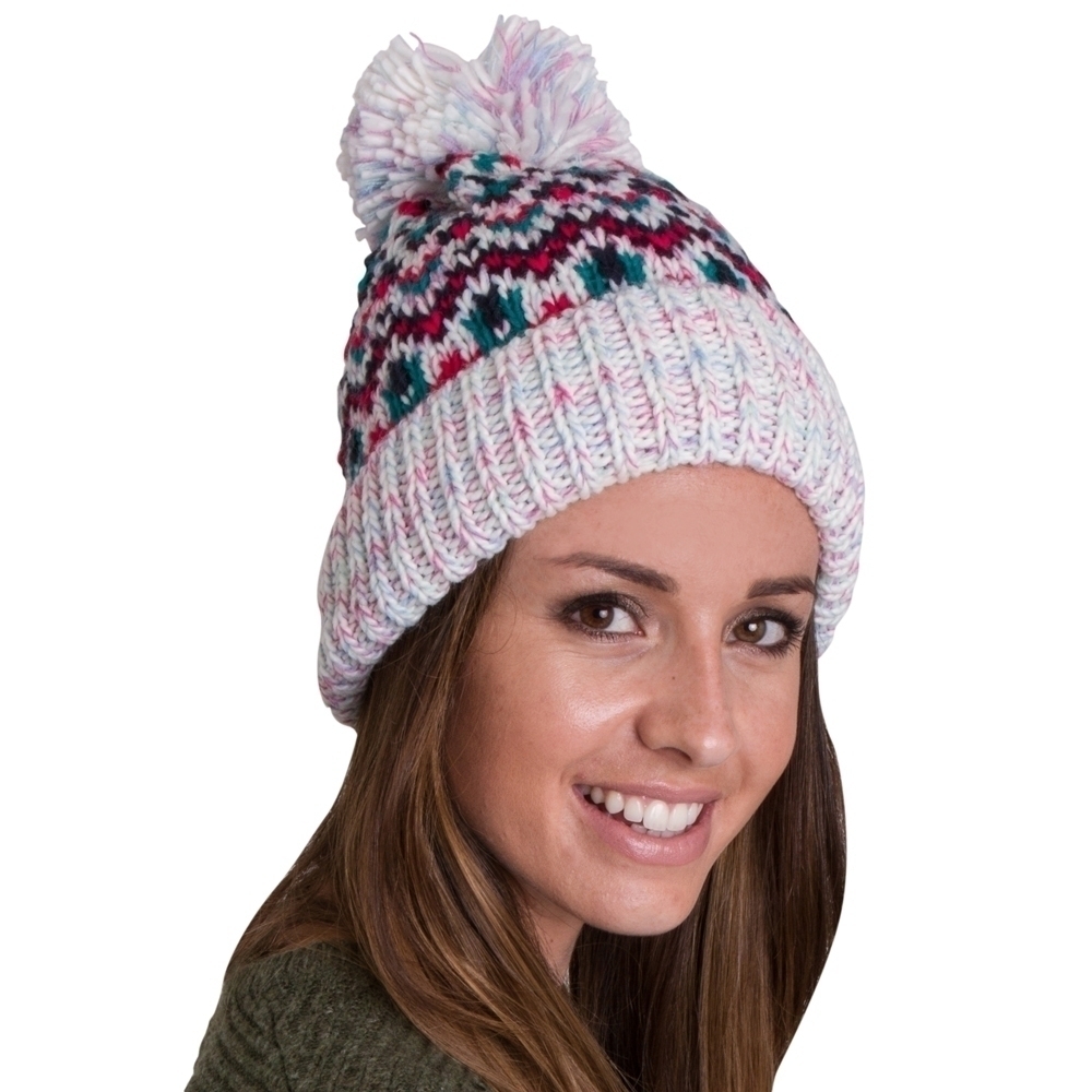 Outdoor Look Womens/Ladies Oban Warm Knitted Pom Winter Beanie Ski Hat One Size