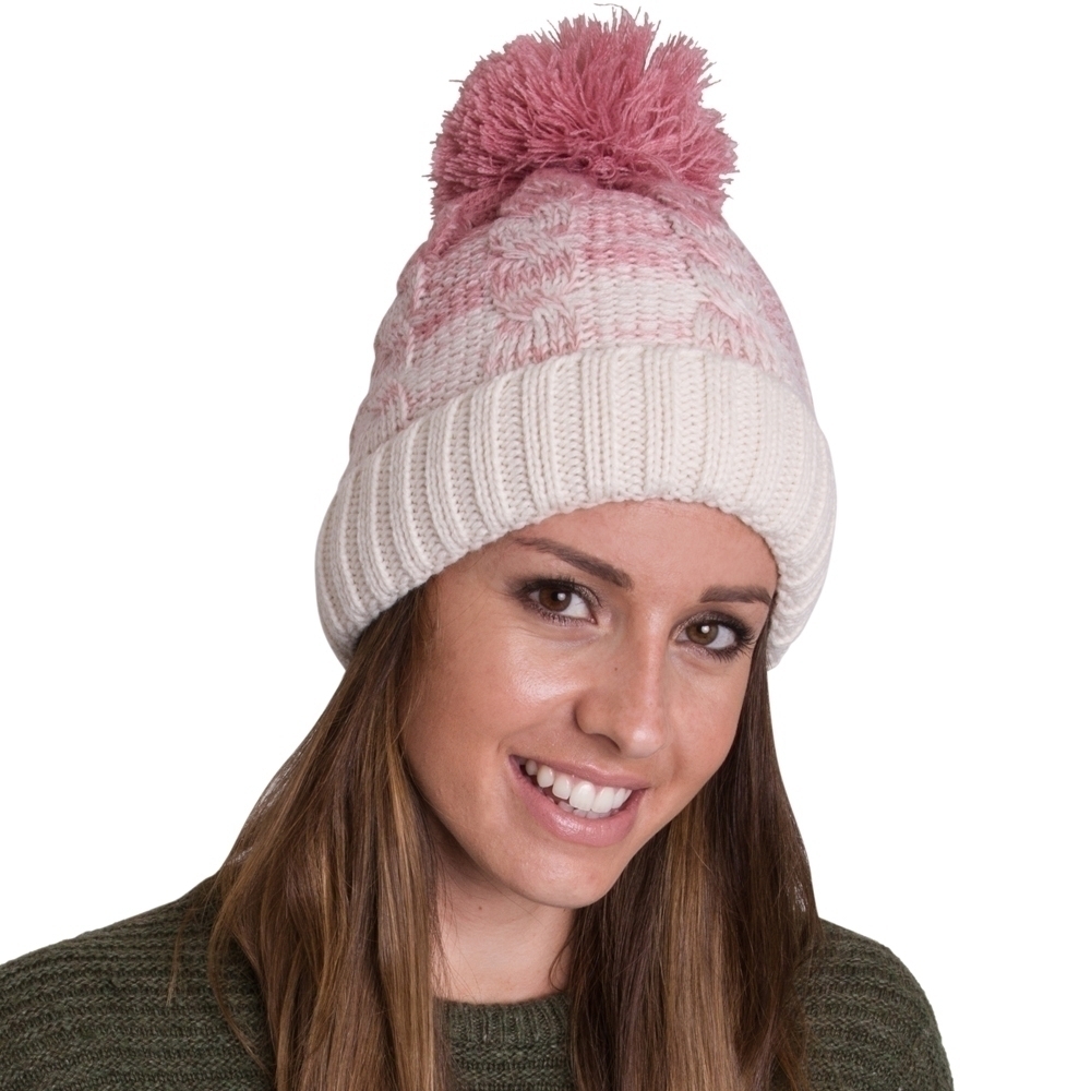 Product image of Outdoor Look Womens/Ladies Dunoon Warm Knitted Pom Winter Beanie Hat One Size