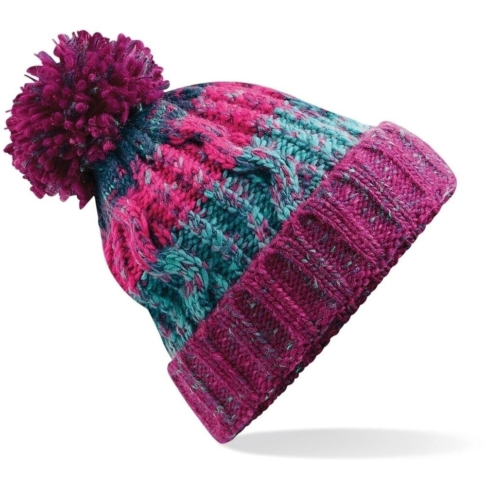 Outdoor Look Womens/Ladies Reay Knitted Pom Pom Thermal Beanie Ski Hat One Size