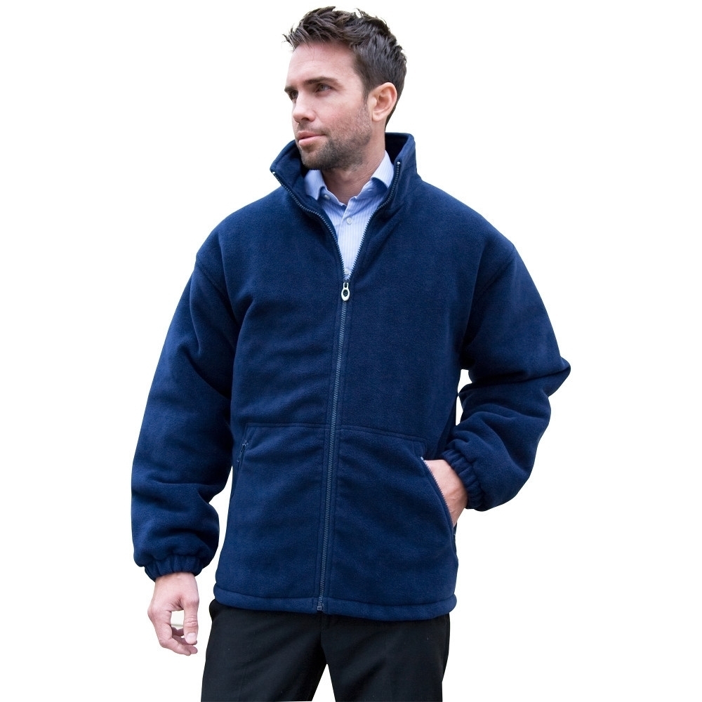 Outdoor Look Mens Core Padded Full Zip Fleece Top Jacket 4XL - Chest Size 52’