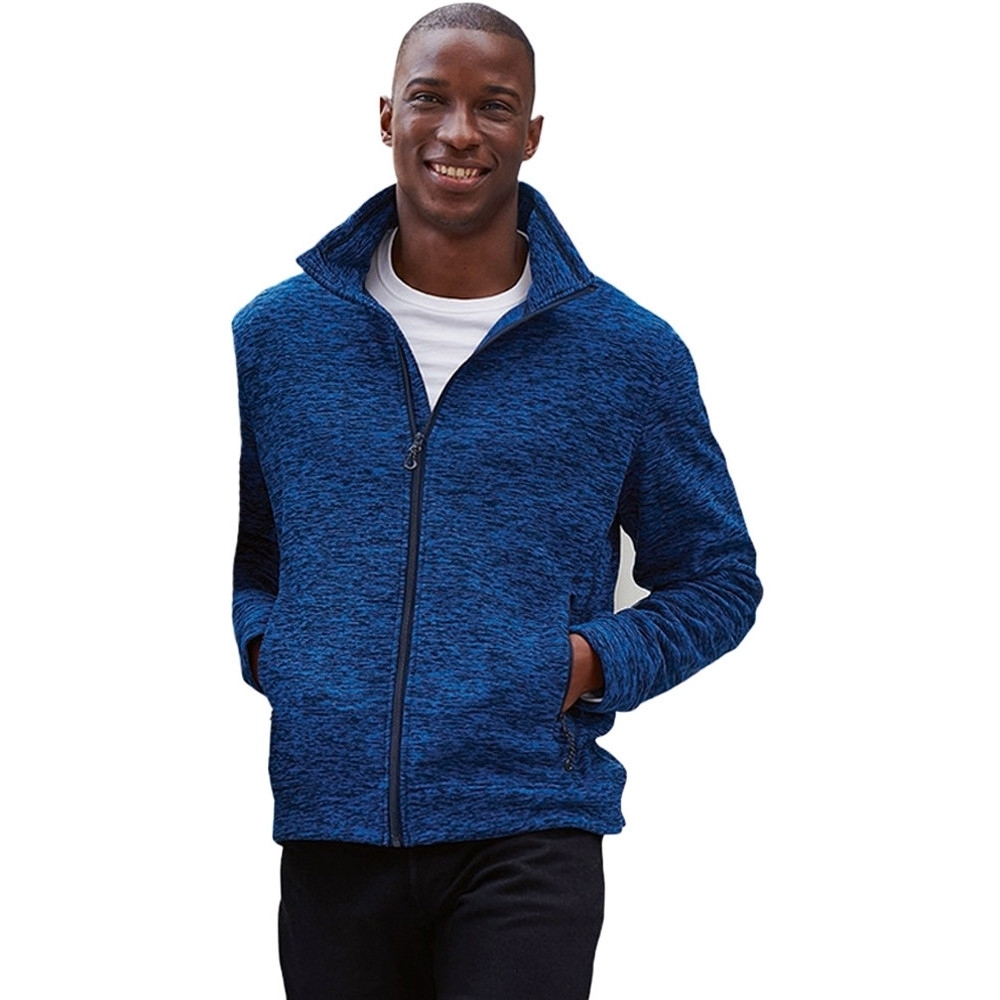 Outdoor Look Mens Aso Thornly Full Zip Marl Fleece Jacket 2XL - Chest Size 46/48’
