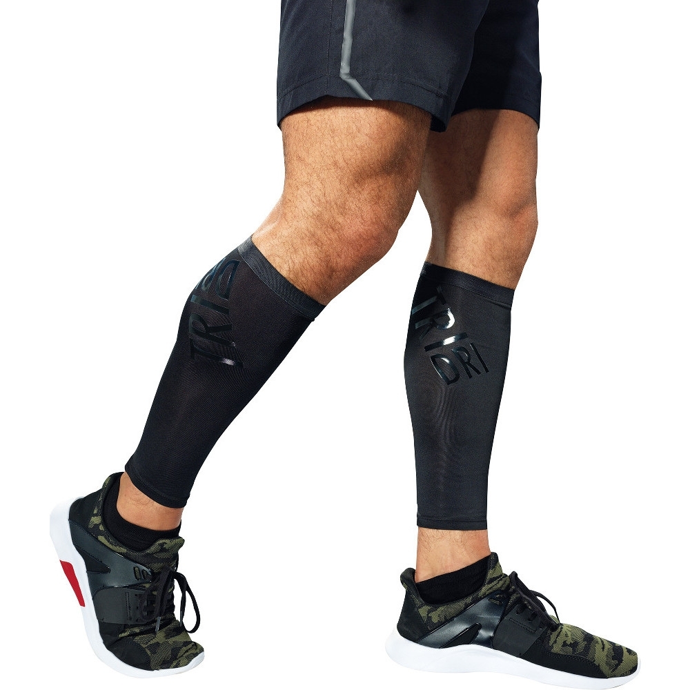 Outdoor Look Mens Running Compression Calf Sleeves Large - 34/36’’