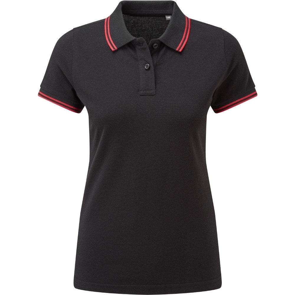 Outdoor Look Womens Classic Fit Contrast Polo Shirt S - UK Size 10
