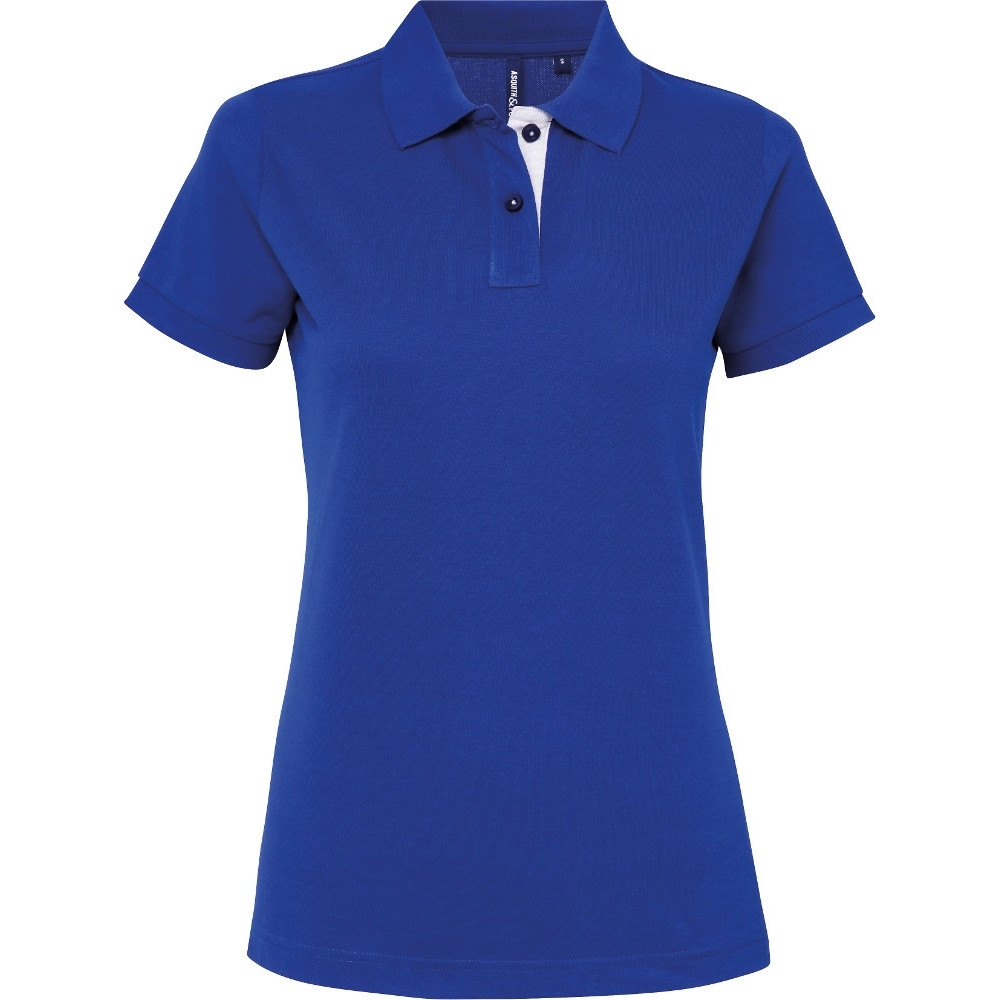 Outdoor Look Womens Fitted Contrast Polo Shirt 2XL - UK Size 18