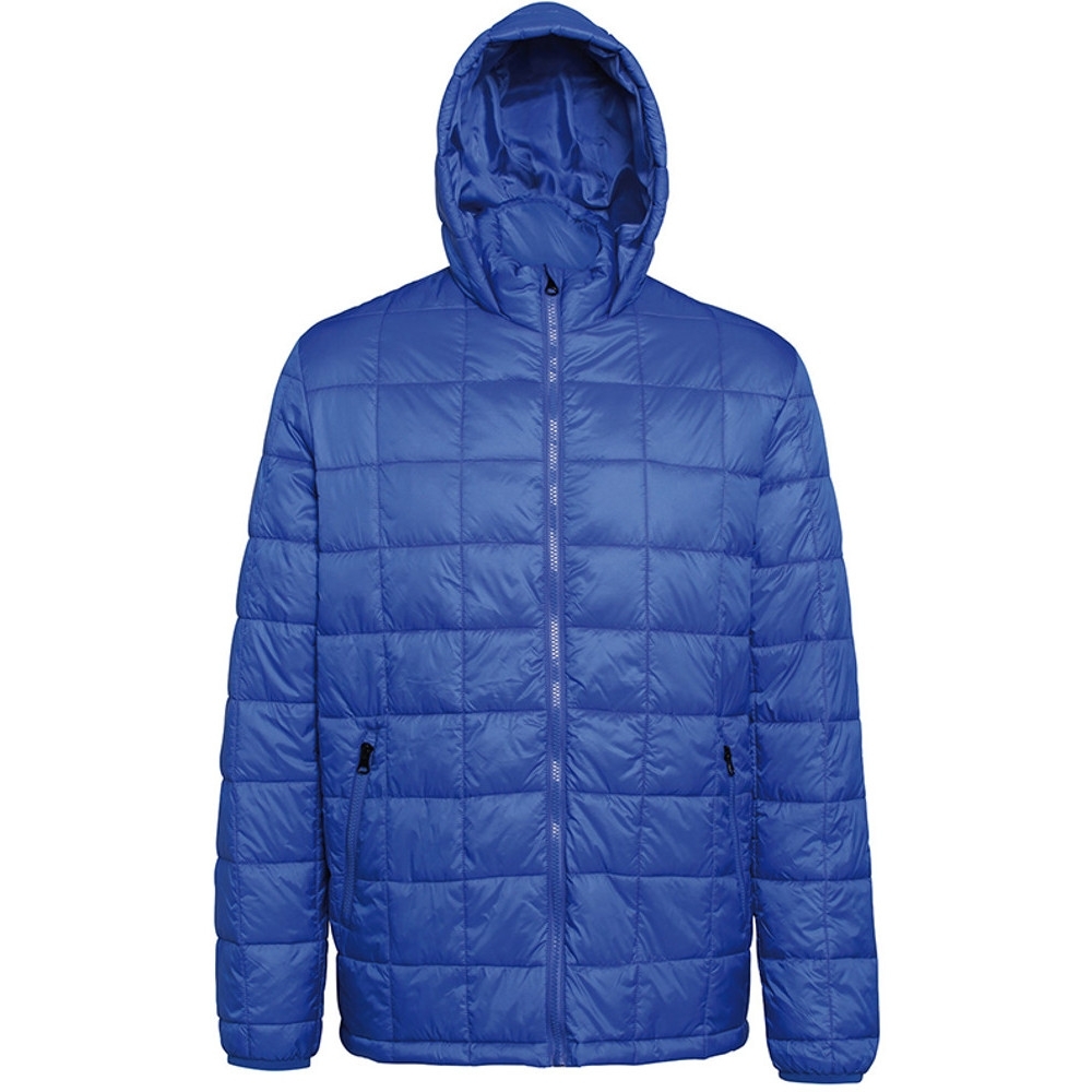 Outdoor Look Mens Box Quilt Lightweight Warm Hooded Jacket 3XL- Chest 50’