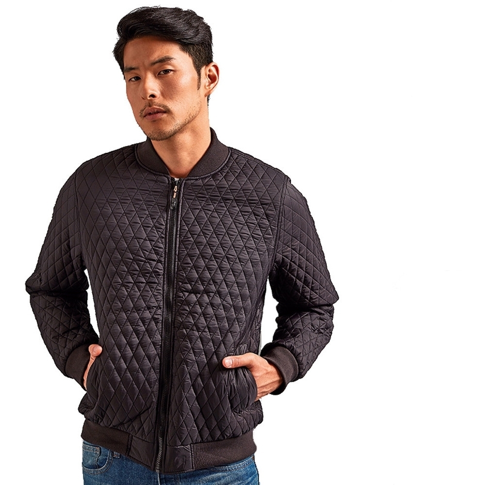 Outdoor Look Mens Quilted Flight Slim Fit Bomber Jacket 2XL- Chest 48’
