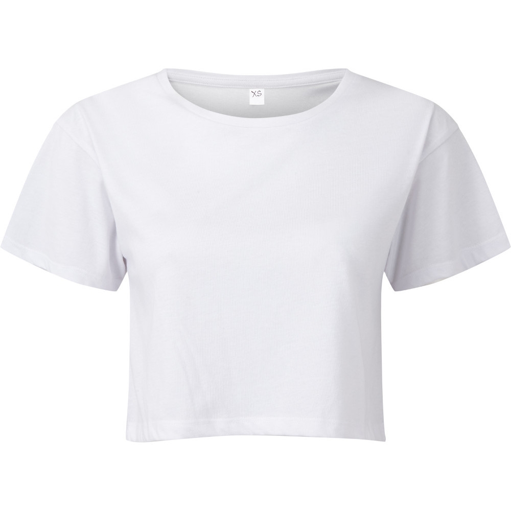 Outdoor Look Womens Short Sleeve Soft Touch Cotton Crop Top XXS- UK Size 6
