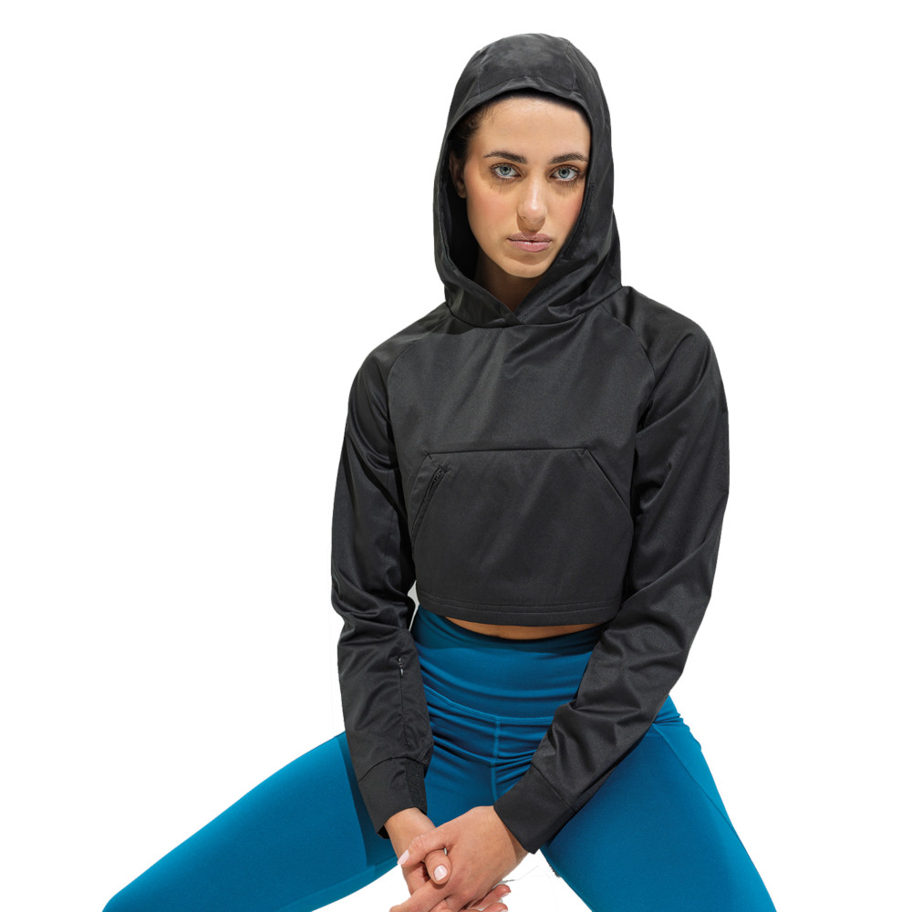 Outdoor Look Womens Lightweight Cropped Hoodie | Outdoor Look