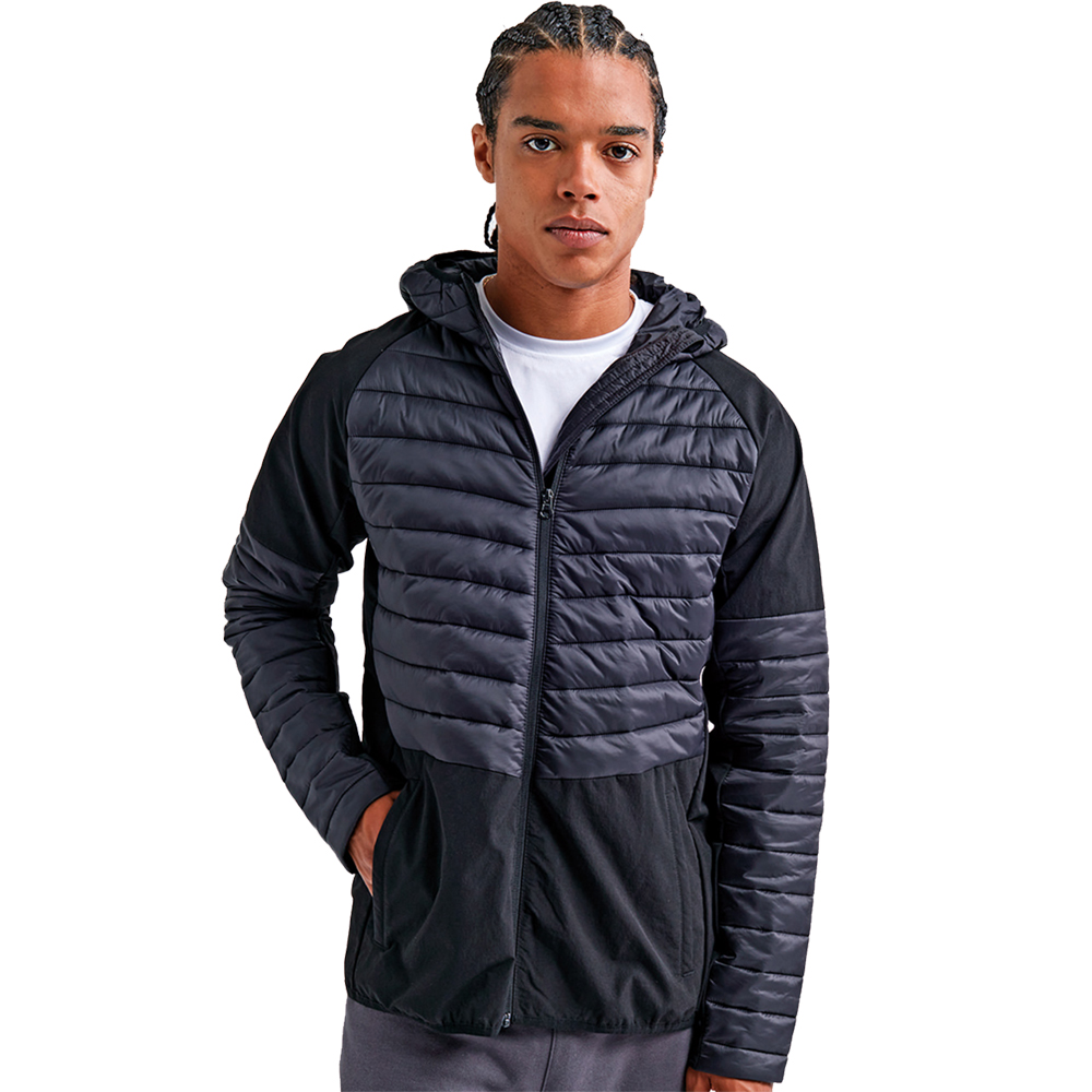 Outdoor Look Mens Insulated Lightweight Hybrid Jacket L- Chest 42’, (106.68cm)