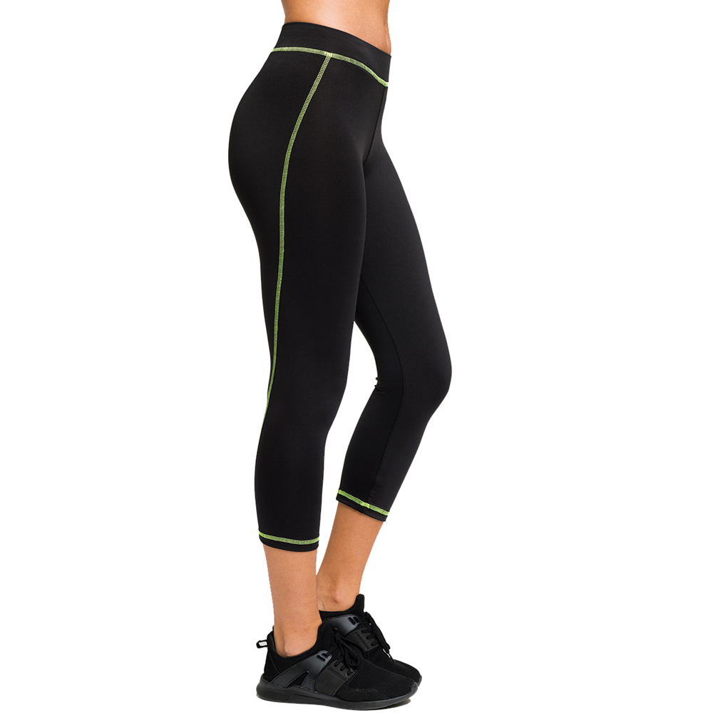 Product image of Outdoor Look Womens Capri 3/4 Fitness Stretch Leggings XS- UK Size 8