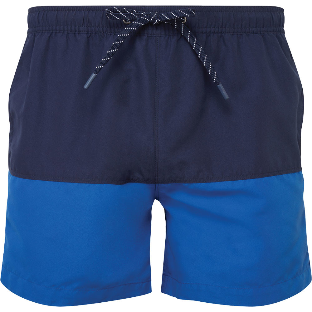 Outdoor Look Mens Block Colour Zipped Swim Shorts M- Waist 34’