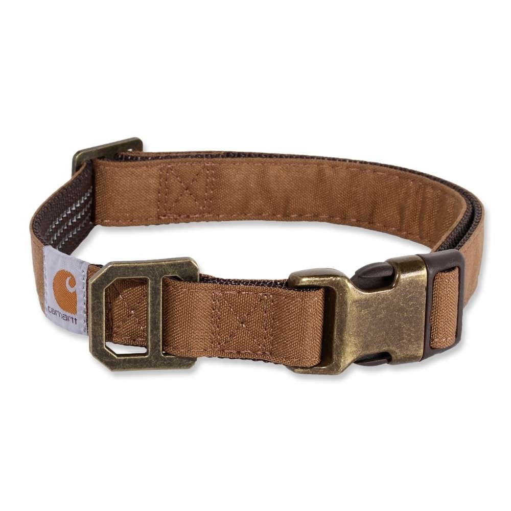 Carhartt Mens Journeyman Nylon Webbing Cordura Dog Collar Large - 2.54cm Wide, Adjustable Length 45.7-66cm