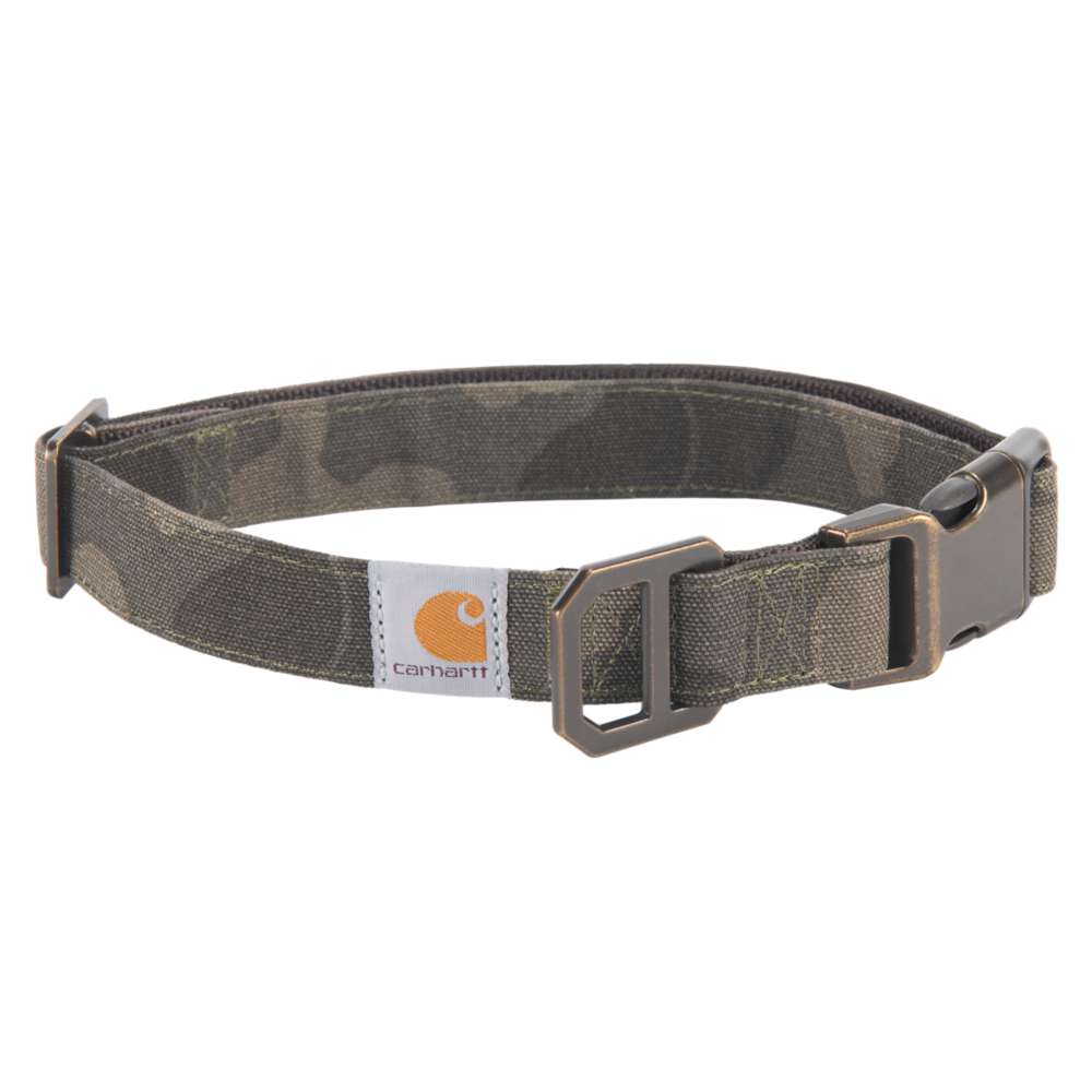 Carhartt Mens Journeyman Nylon Webbing Cordura Dog Collar Large - 2.54cm Wide, Adjustable Length 45.7-66cm