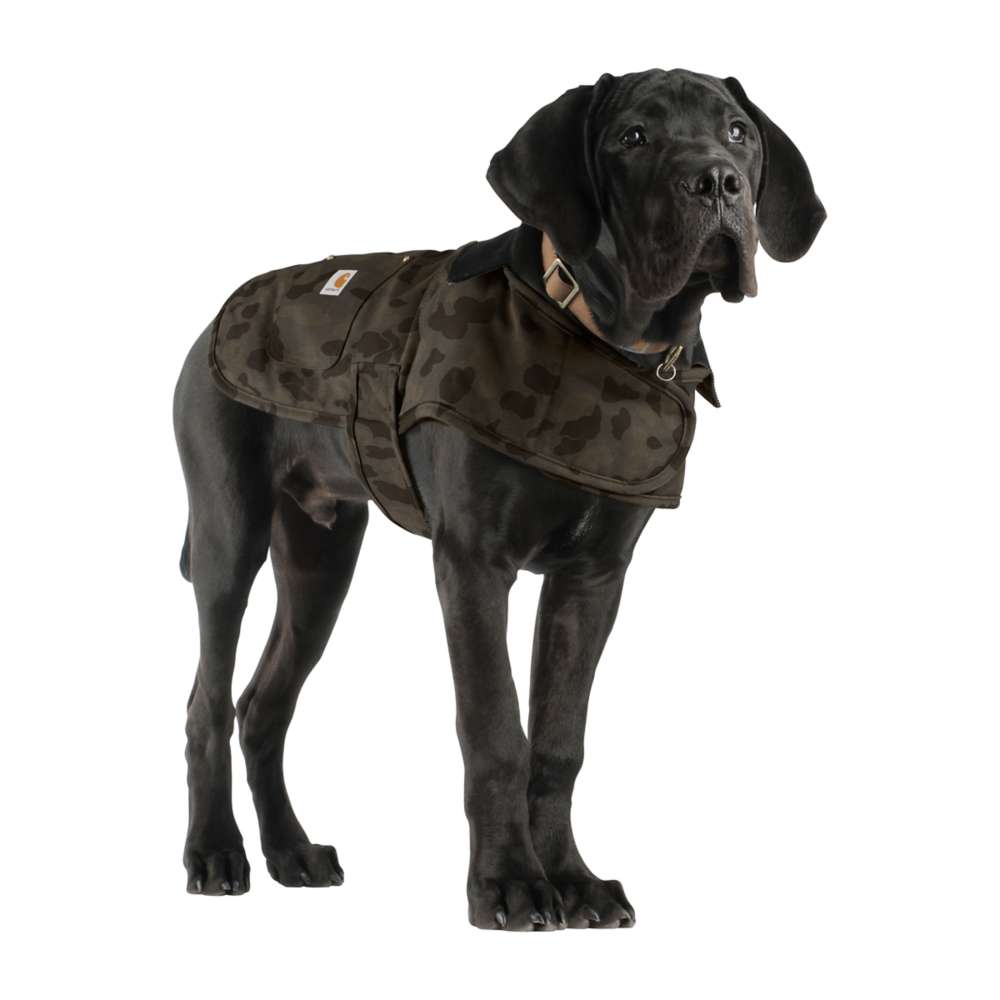 Carhartt Dog Durable Camo Chore Coat Medium- Neck 15-21’, Chest 22-28’