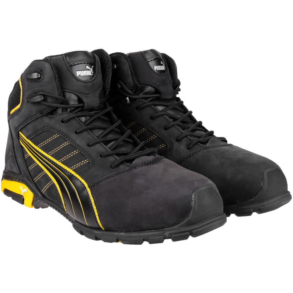 Puma Safety Footwear Mens Amsterdam Mid Leather S3 SRC Safety Boots  UK Size 6.5 (EU 40)