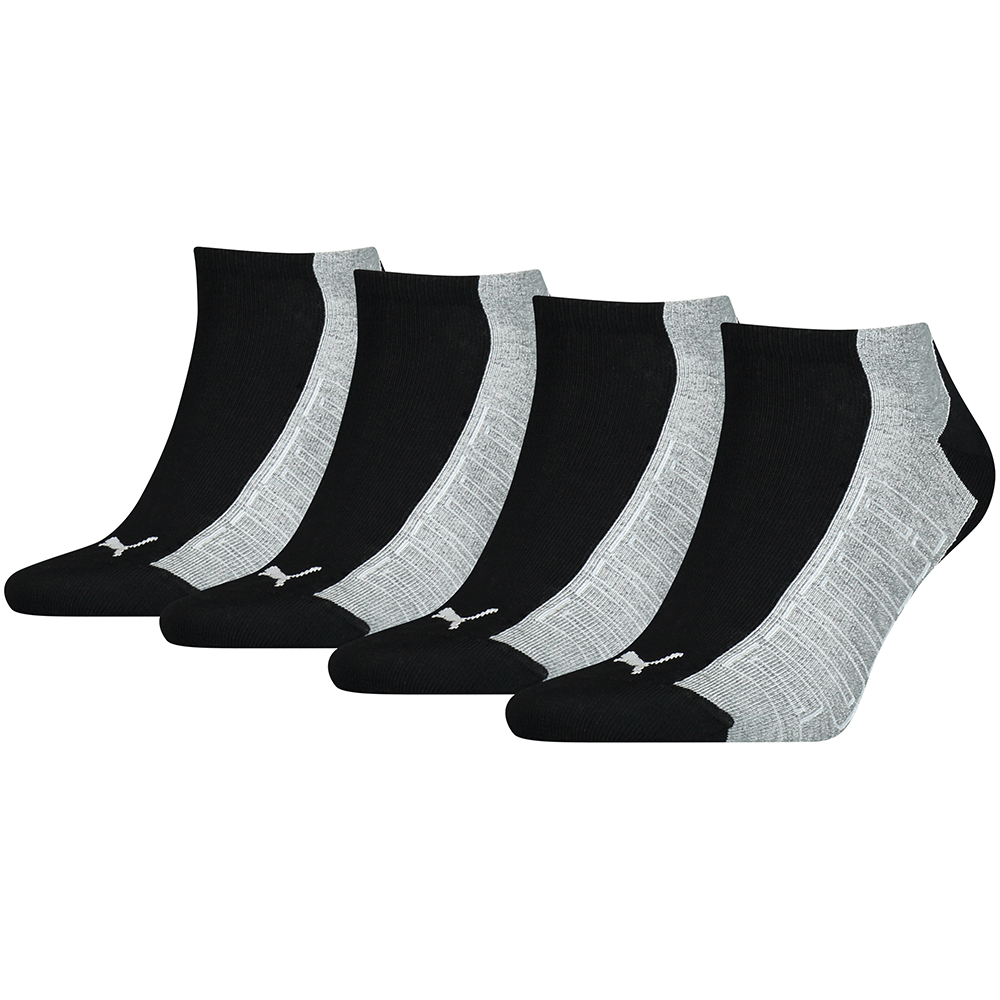 Product image of Puma Mens Sneaker 4 Pack Promo Trainer Socks UK Size 9-11