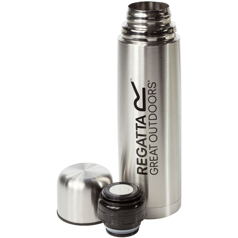 Regatta 0.5 Litre Stainless Steel Push Button Lid Vacuum Flask One Size