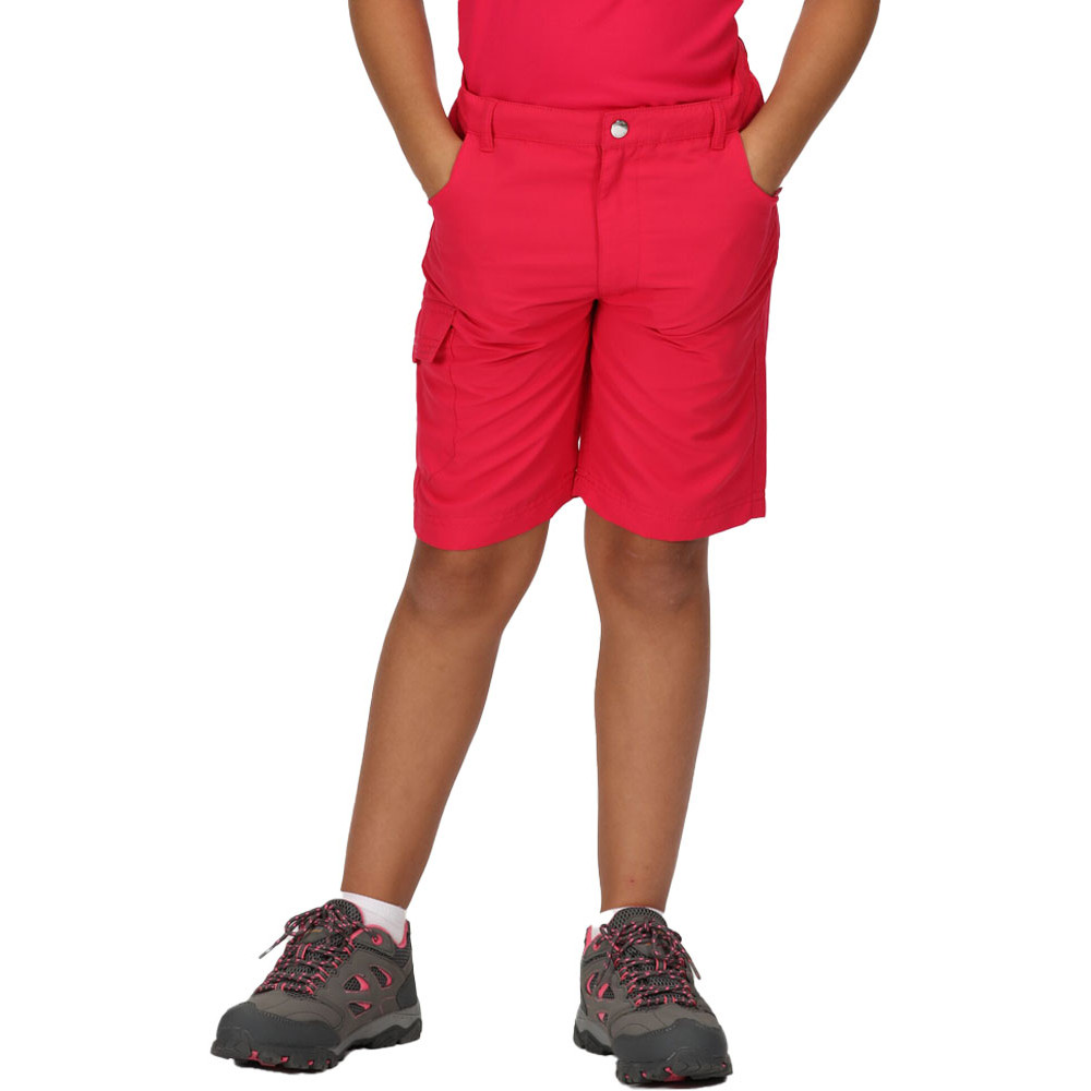 Product image of Regatta Boys Sorcer II Lightweight Polyester Shorts 5-6 Years - Waist 55-57cm (Height 110-116cm)